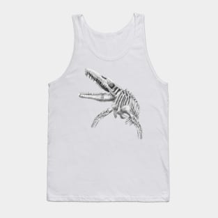 mosasaurus skeleton Tank Top